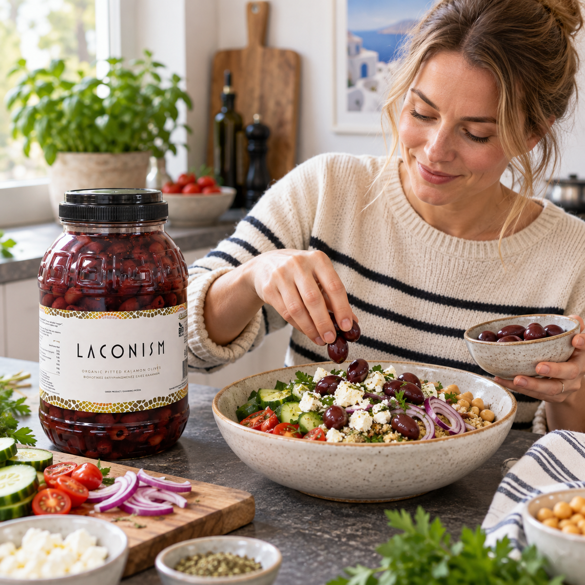 kalamata olijven zonder pit 1.8 kg