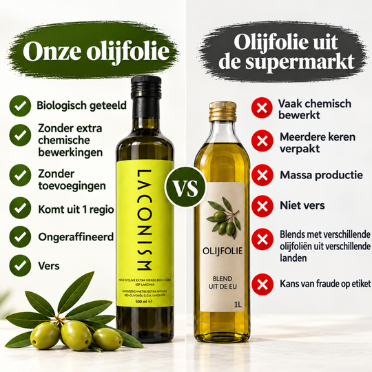 Laconism biologische extra vierge olijfolie blik