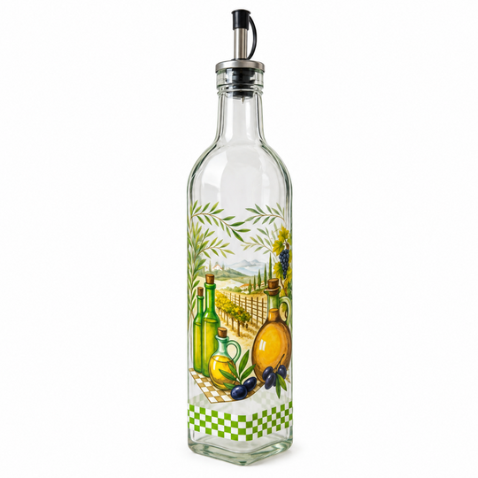 glazen schenkfles met motief 250 ml