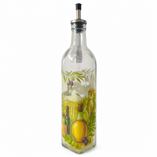 glazen schenkfles met motief 250 ml