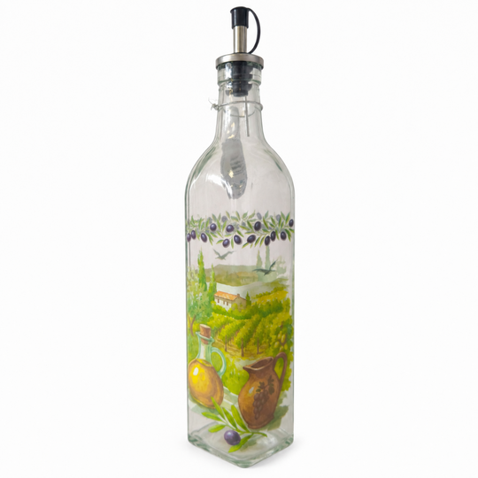 glazen schenkfles met motief 250 ml