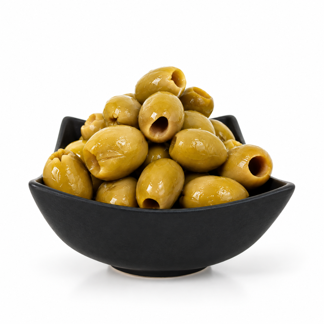 Milos biologische groene olijven zonder pit